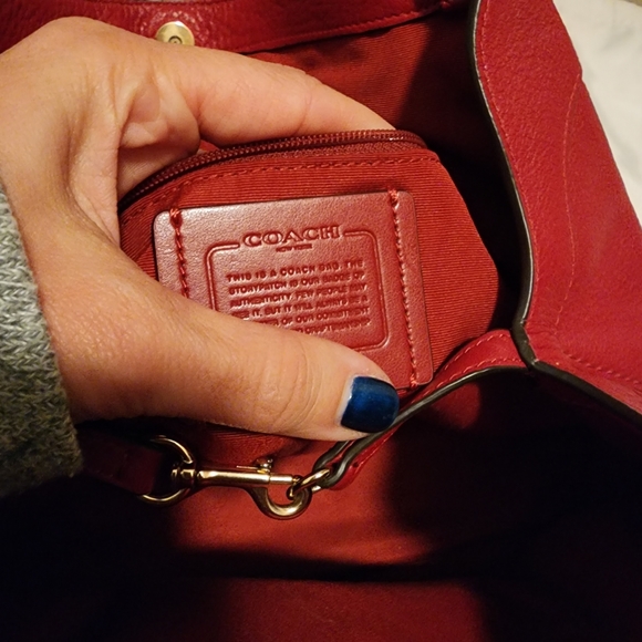 Coach LEXY Shoulder/Satchel Handbag Rouge - Picture 8 of 14
